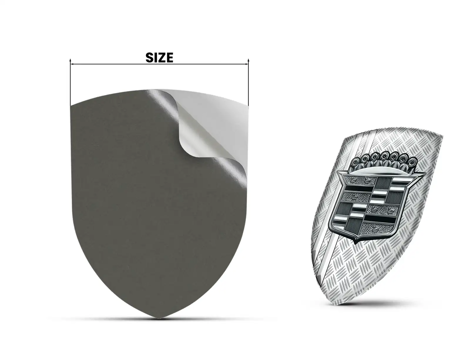 Cadillac Sticker Bombé Limité Badge Premium Course ST
